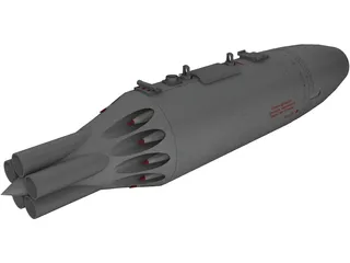 UB-16-M57-UM Rocket Pod 3D Model