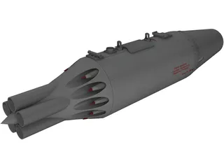 UB-16-M57-UMP Rocket Pod 3D Model