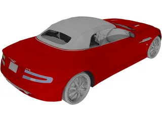 Aston Martin Vanquish Cabrio 3D Model