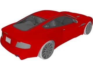 Aston Martin Vanquish 3D Model