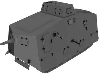 A7V Tank 3D Model