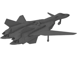 Sukhoi Su-47 Berkut 3D Model