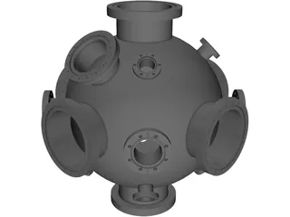 Vacuum Chamber 3D Model