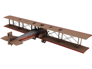 Farman F.60 Goliath 3D Model