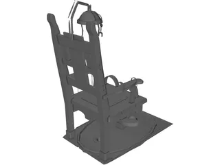 Electric Chair 3D Model