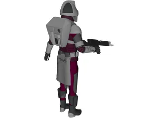 Cylon Classic 3D Model