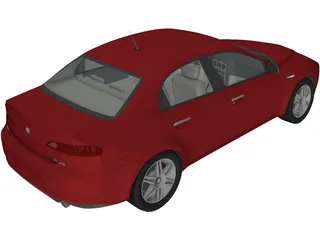 Alfa Romeo 159 3D Model