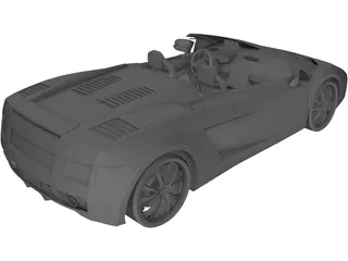 Lamborghini Gallardo Spyder 3D Model