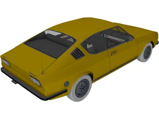Audi 100 (1984) 3D Model