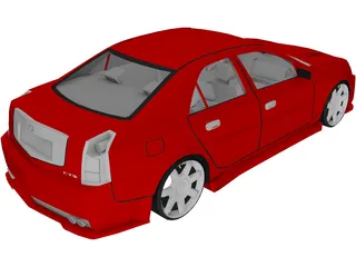 Cadillac CTS [Tuned] 3D Model