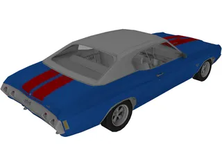 Chevrolet Chevelle SS (1972) 3D Model