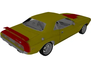 Dodge Challenger (1970) 3D Model