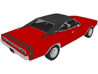 Dodge Charger (1968) 3D Model