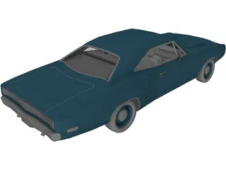 Dodge Super Bee (1969) 3D Model