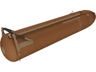 Space Shuttle External Tank 3D Model