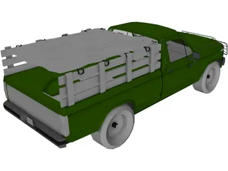 Ford F100 (1980) 3D Model