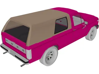 Ford F150 (1980) 3D Model