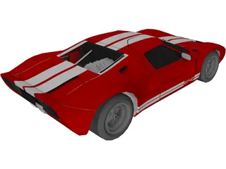 Ford GT40 3D Model