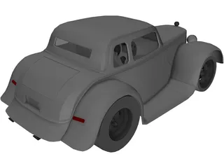 Ford Hot Rod (1930) 3D Model