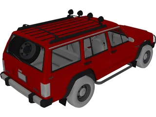 Jeep Grand Cherokee (1985) 3D Model