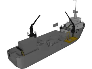 SeaWolf D3C 3D Model