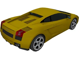 Lamborghini Gallardo 3D Model