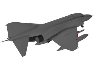 F-4E Phantom 3D Model