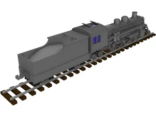 Steamlocomotive 3D Model