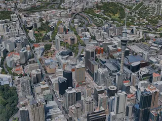 Auckland City, New Zealand (2024) 3D Model