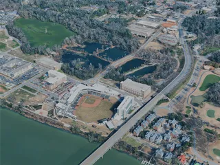 Augusta City, GA, USA (2024) 3D Model