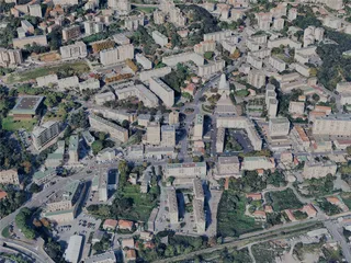 Bastia City, France (2024) 3D Model