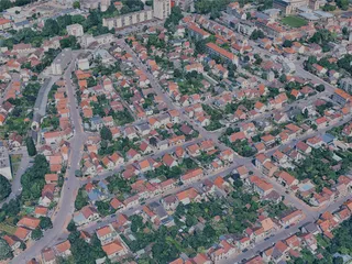 Dijon City, France (2023) 3D Model