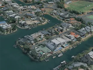 Gold Coast City, Australia (2023) 3D Model