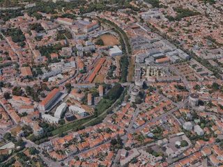 La Rochelle City, France (2024) 3D Model