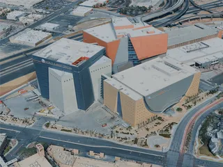 Las Vegas City, Downtown, USA (2024) 3D Model