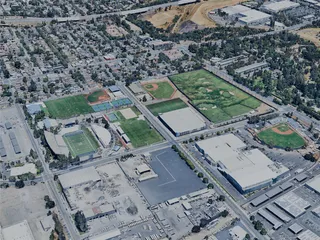 San Jose City, CA, USA (2024) 3D Model