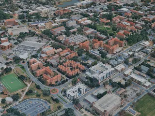Tallahassee City, FL, USA (2024) 3D Model