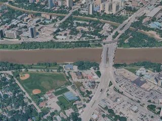 Winnipeg City, Canada (2024) 3D Model