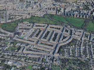 Edinburgh City, UK (2025) 3D Model