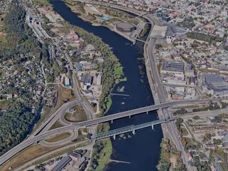 Kaunas City, Lithuania (2023) 3D Model