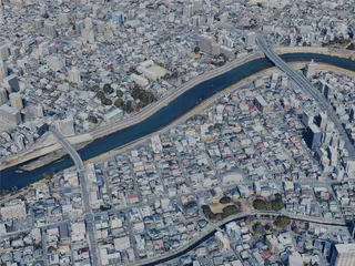 Kumamoto City, Japan (2025) 3D Model