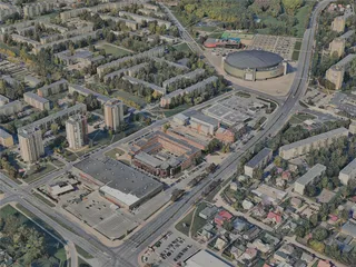Panevezys City, Lithuania (2023) 3D Model