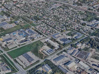 Siauliai City, Lithuania (2023) 3D Model