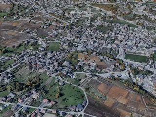 Sion City, Switzerland (2023) 3D Model