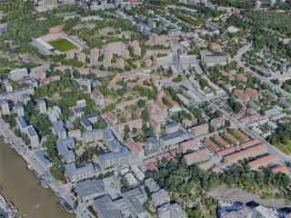 Turku City, Finland (2023) 3D Model