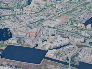 Cardiff City, UK (2025) 3D Model