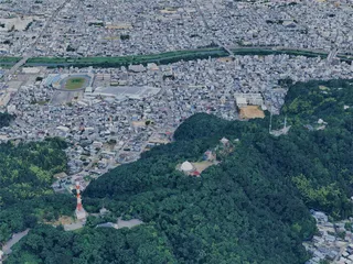 Fukui City, Japan (2025) 3D Model