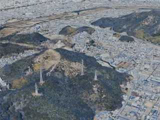 Himeji City, Japan (2025) 3D Model