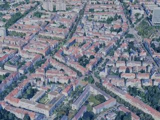 Karlsruhe City, Germany (2025) 3D Model