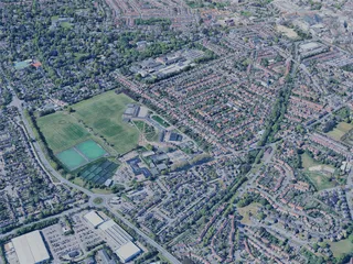 Norwich City, UK (2025) 3D Model